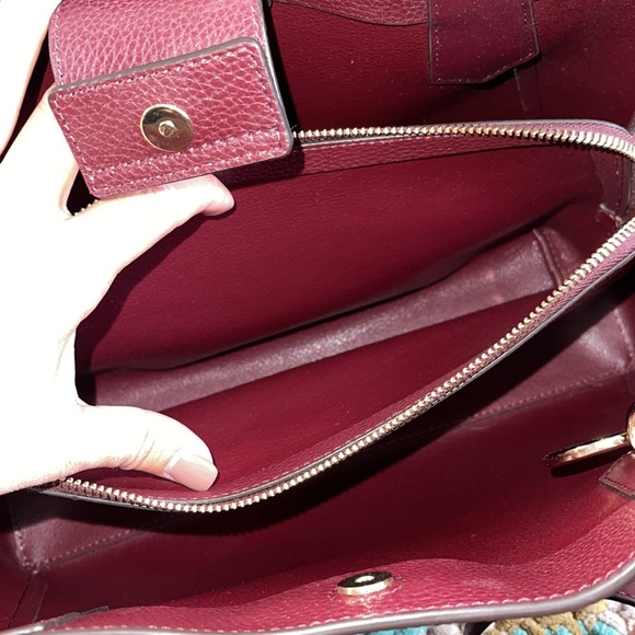 MK Burgundy Purse - Picture 5 of 6